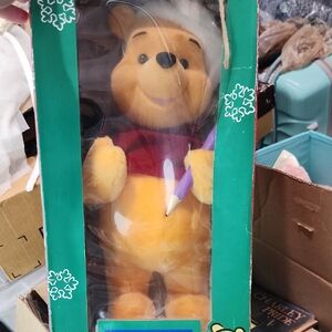 Winnie the Pooh Plush Toy - Yellow and Red